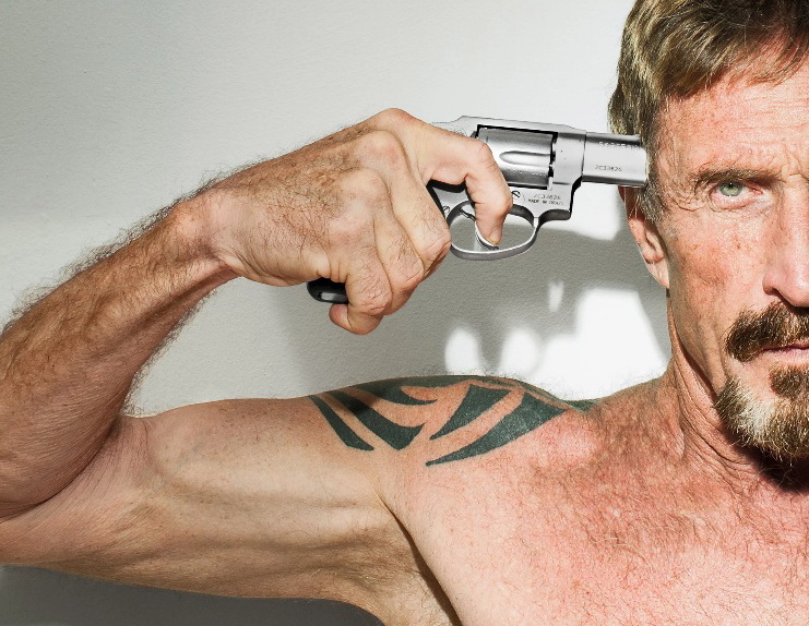 The legendary John McAfee arrested