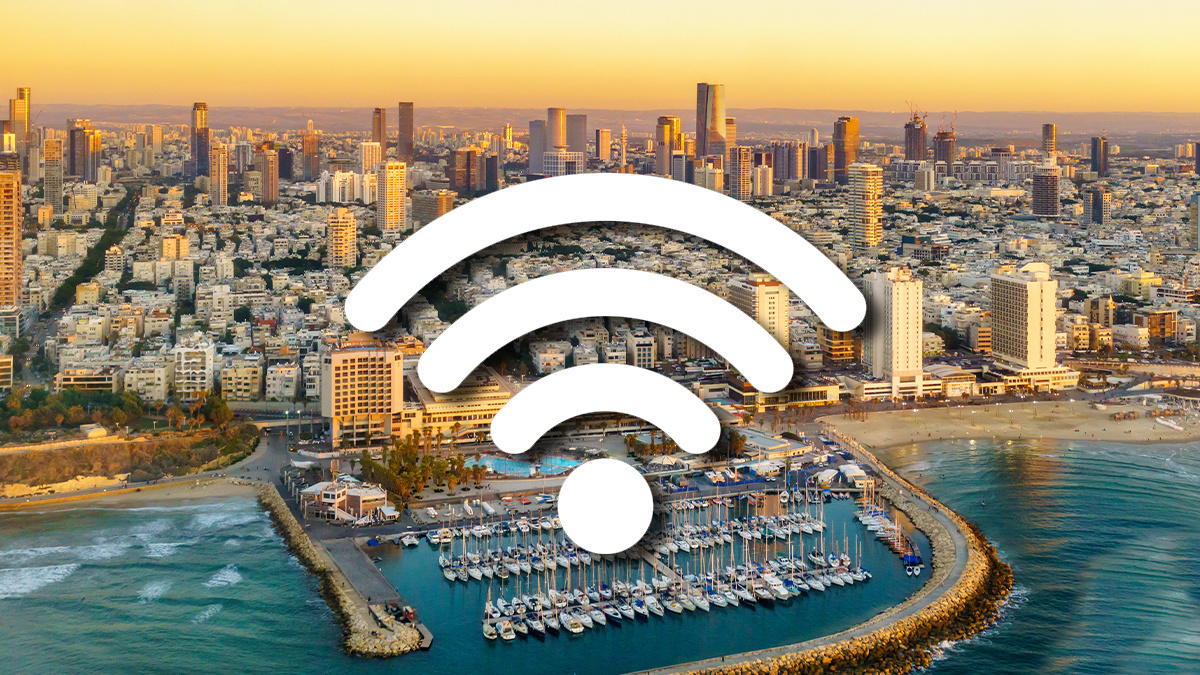 hacked Wi-Fi in Tel Aviv