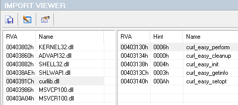 Service uses curllib