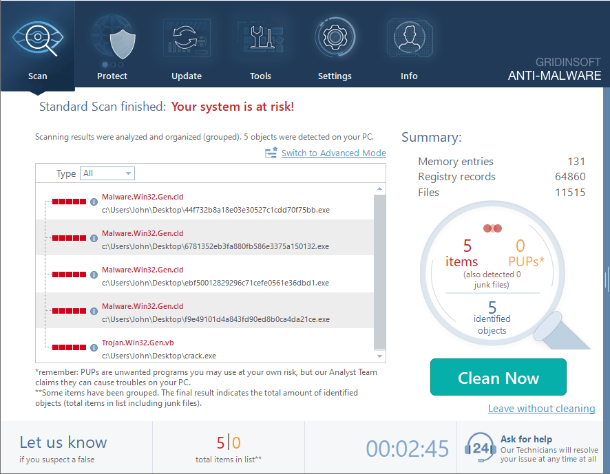 Gridinsoft Anti-malware