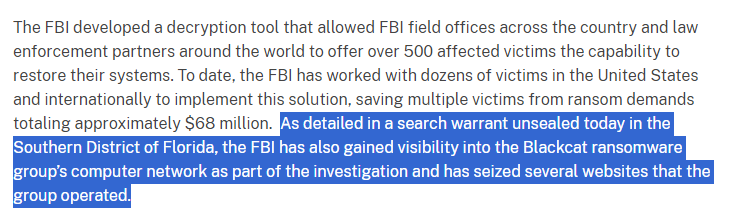 FBI claims