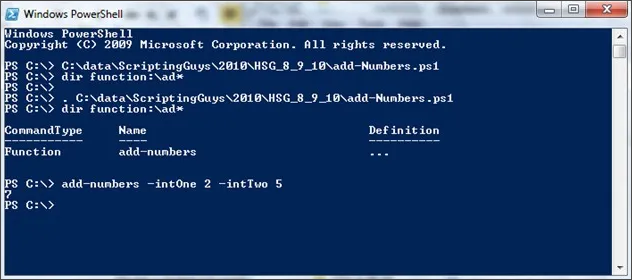 PowerShell Window