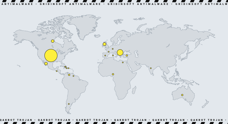 QBot spreading map