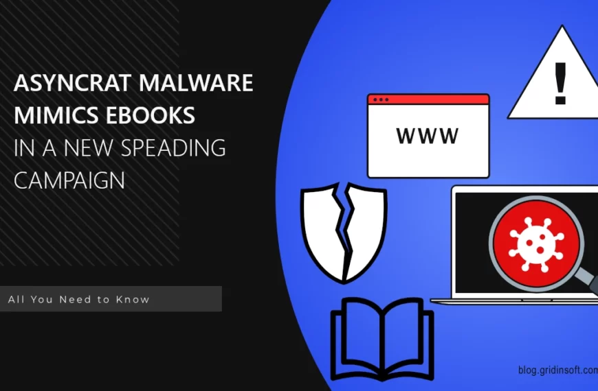 AsyncRAT Mimics eBook Files to Spread