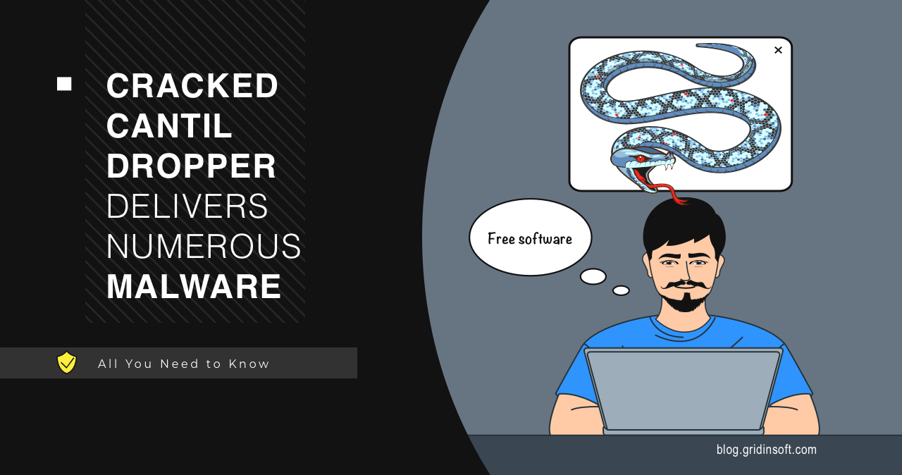 CrackedCantil Dropper Malware Symphony