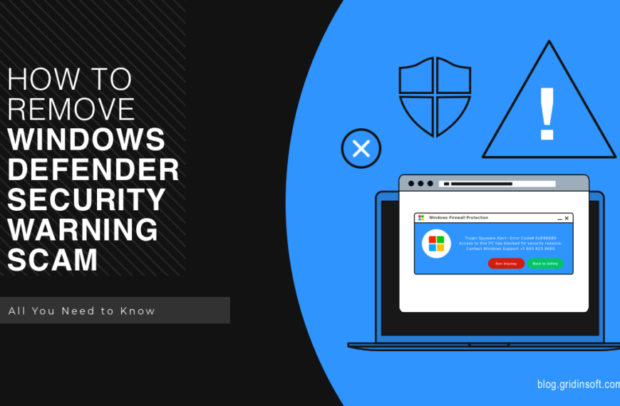 Windows Defender Security Warining Scam