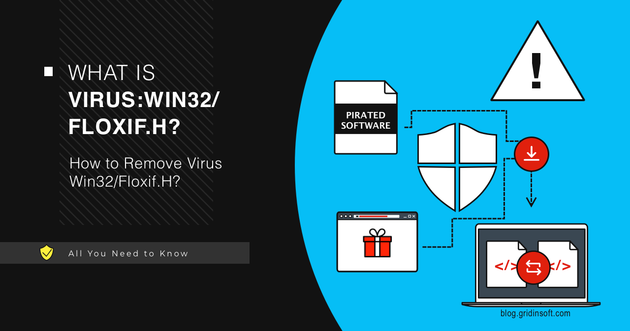 What is Virus:Win32/Floxif.H detection? Analysis & Removal