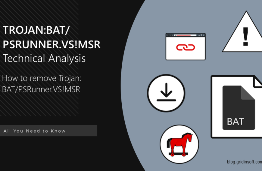 What is Trojan:BAT/PSRunner.VS!MSR? Removal Guide